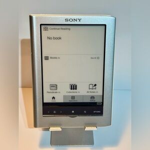 Sony Reader - PRS-350 5-inch Touchscreen eReader Silver Tested & Working Bundle